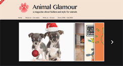 Desktop Screenshot of animalglamour.net