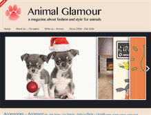 Tablet Screenshot of animalglamour.net